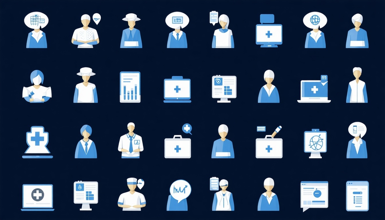Diverse insurance coverage icons